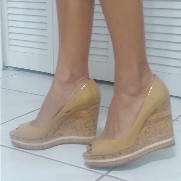 Divine PRADA platform cork wedges size 39 - Picture 2 of 8